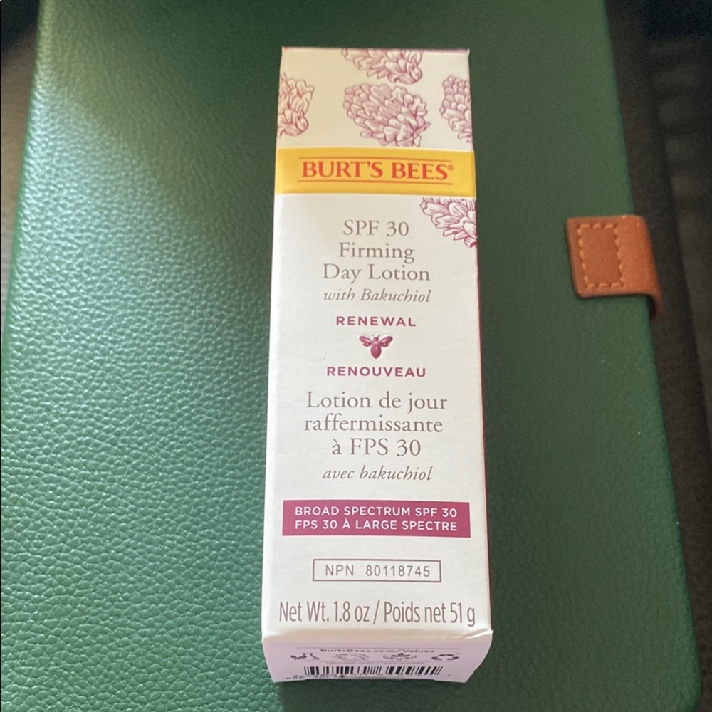 Burt's Bees SPF 30 Firming Day Lotion